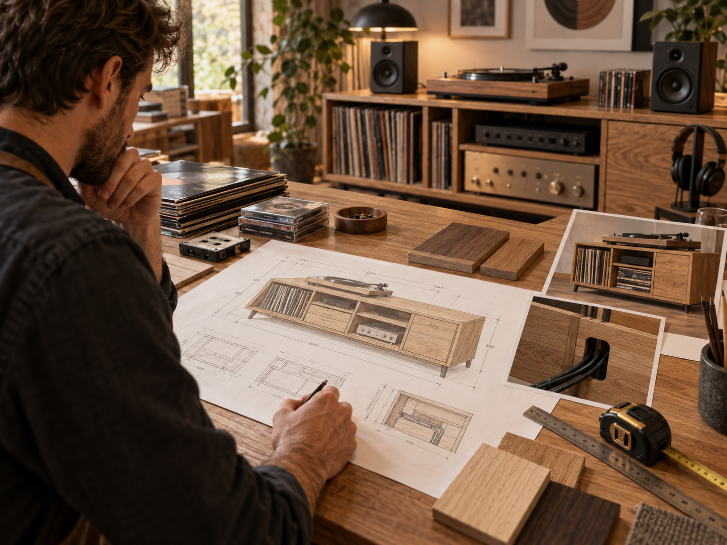 Inspiracja do indywidualnego projektu mebla Vinyl Vibe