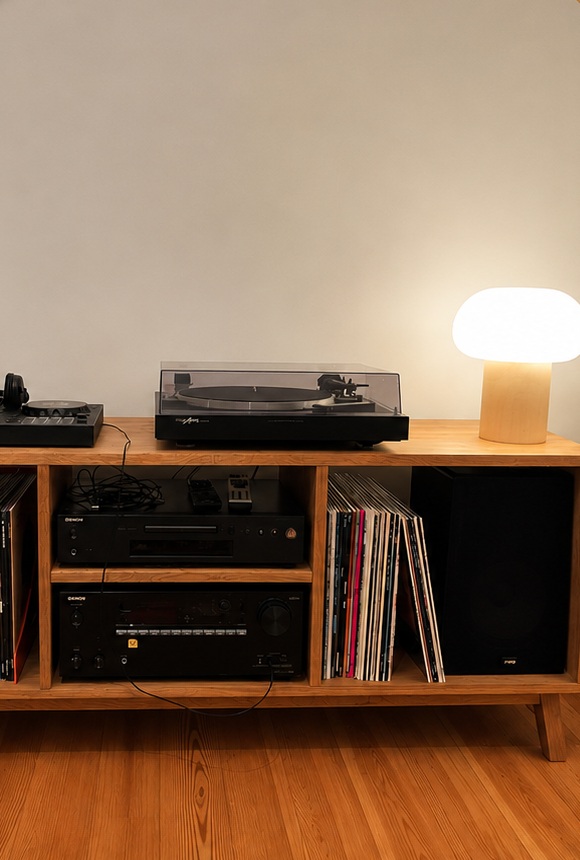 Mebel Vinyl Vibe we wnętrzu Ruth z Niemiec