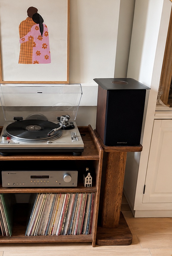 Szafka i podstawki pod głośniki Vinyl Vibe u Alexa z Holandii